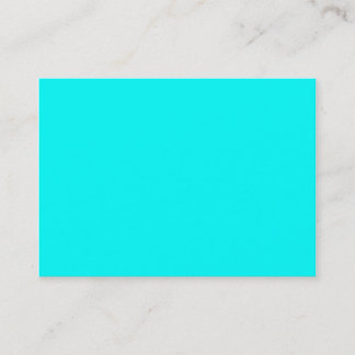 Neon Blue Aquamarin Light Bright Fashion Color Tre Visitenkarte