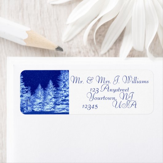 Neon Blue Christmas Tree (Insitu)