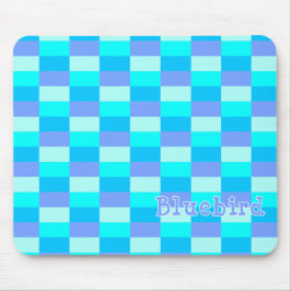 Neon Blue Color Pattern Mousepad