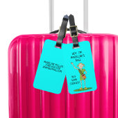 Neon BLUE Girl Scout JUNIOR | Benutzerdefiniert Gepäckanhänger