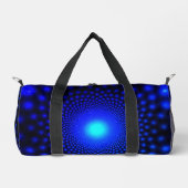 Neon Blue Lights Duffle Bag (Vorderseite)