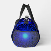 Neon Blue Lights Duffle Bag (Rechts)