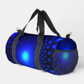 Neon Blue Lights Duffle Bag (Rechte Ecke)