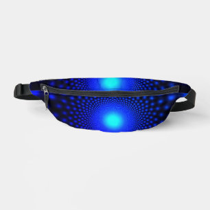 Neon Blue Lights Fanny Pack Bauchtasche