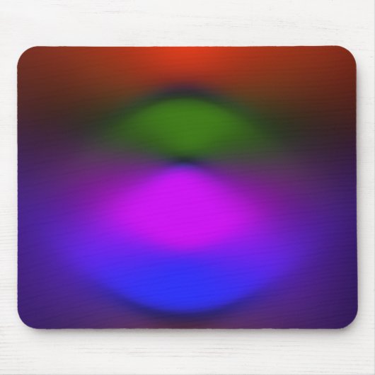 Neon Blue, Lila, Green & Orange Mousepad (Vorne)