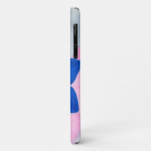 Neon Blue Lily Blume iPhone 11 Fall Case-Mate iPhone Hülle (Hinten/Links)