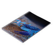 Neon Blue Scorpion Notebook Notizblock (Linke Seite)