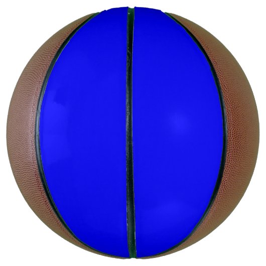 Neon Blue Solid Color Basketball (Vertikal)