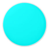 Neon Blue Solid Color | Classic Keramikknauf (Vorderseite)