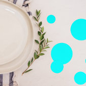 Neon Blue Solid Color | Classic Konfetti