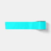 Neon Blue Solid Color | Classic Satinband (Vorderseite)