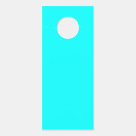 Neon Blue Solid Color | Classic Türanhänger