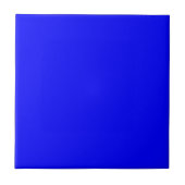 Neon Blue Solid Color Fliese (Vorderseite)