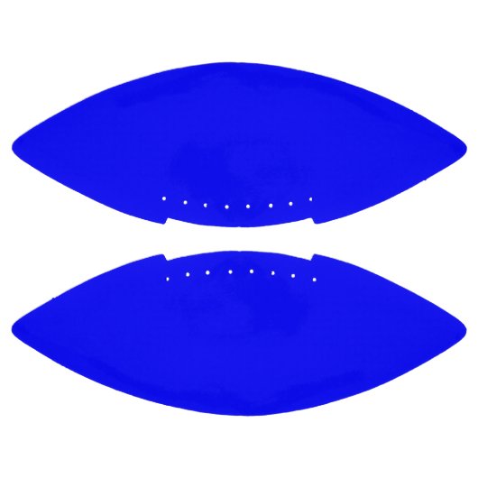 Neon Blue Solid Color Football (Paneele)