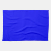 Neon Blue Solid Color Geschirrtuch (Horizontal)