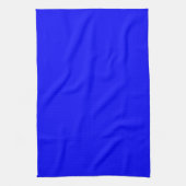Neon Blue Solid Color Geschirrtuch (Vertikal)