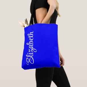 Neon Blue Solid Color Tasche