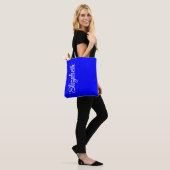 Neon Blue Solid Color Tasche (Am Model)