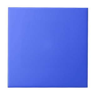Neon Blue Solid Color Tile Fliese