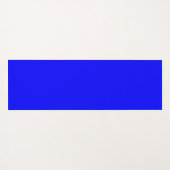 Neon Blue Solid Color Yogamatte (Rückseite (Horizontal))