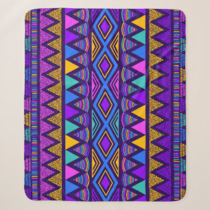 Neon Blue: Tribal Navajo Muster Sherpadecke