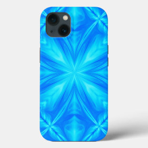Neon Blue Turquoise Psychedelic Cloudy Abstrakt Case-Mate iPhone Hülle