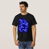 Neon Blue Voo Doo Mens T - Shirt (Vorne ganz)