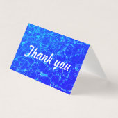 Neon Blue Waters Farbiges Muster Trendy Vielen Dan (Vorderseite)