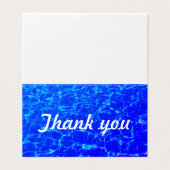 Neon Blue Waters Farbiges Muster Trendy Vielen Dan (Außenseite Aufgefaltet)