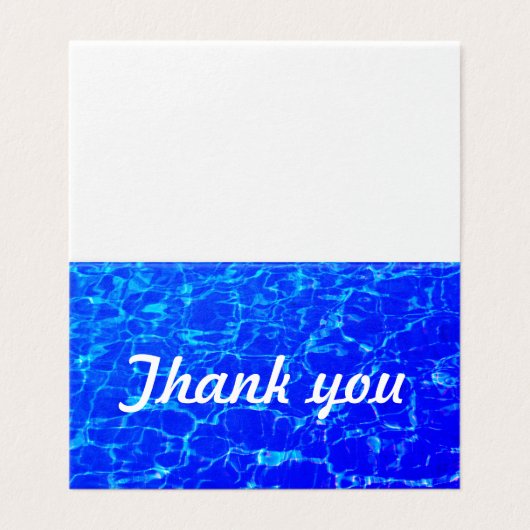 Neon Blue Waters Farbiges Muster Trendy Vielen Dan (Außenseite Aufgefaltet)