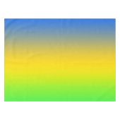 Neon blue, yellow, green gradient, ombre. Tischdecke (Vorderseite (Horizontal))