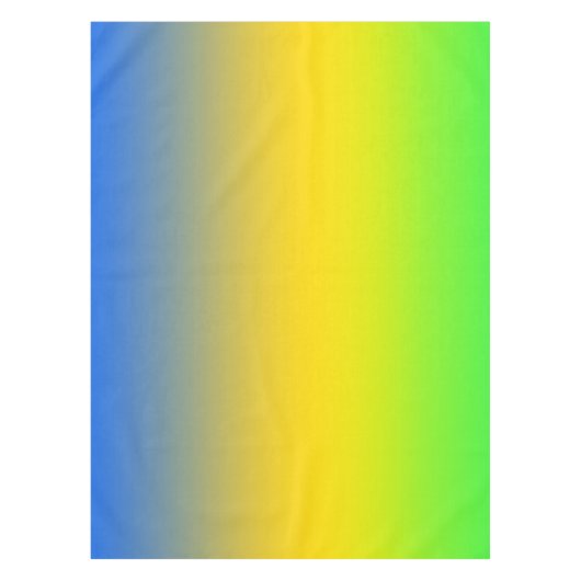 Neon blue, yellow, green gradient, ombre. Tischdecke (Vorderseite)