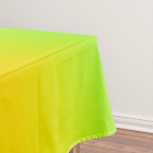 Neon blue, yellow, green gradient, ombre. Tischdecke (Beispiel)