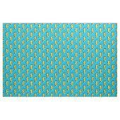 Neon Blue Yellow Lightning Bolt Pattern der 80er/9 Stoff (Yard (91,4 cm))