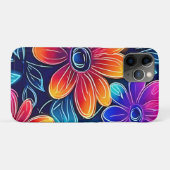 Neon Blume Bloom Bright Case-Mate iPhone Hülle (Rückseite (Horizontal))