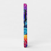 Neon Blume Bloom Bright Case-Mate iPhone Hülle (Hinten/Links)