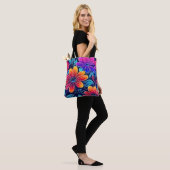 Neon Blume Bloom Bright Tasche (Am Model)