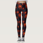 Neon Blume Blossom Leggings (Vorderseite)