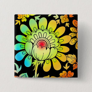 Neon Blume Button