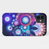 Neon Blume Case-Mate iPhone Hülle (Rückseite (Horizontal))