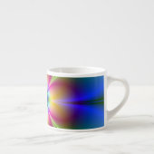 Neon Blume Espressotasse (Rechts)