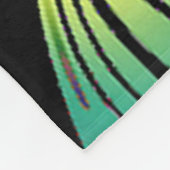 Neon Blume Fleecedecke (Ecke)