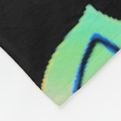 Neon Blume Fleecedecke (Ecke)