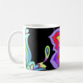 Neon Blume Kaffeetasse (Links)