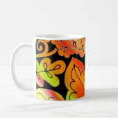 Neon Blume Kaffeetasse (Links)