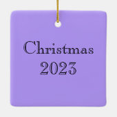 Neon Blume Keramikornament (Rückseite)