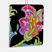 Neon Blume Keramikornament (Rechts)