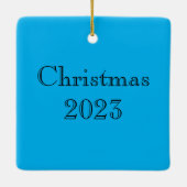 Neon Blume Keramikornament (Rückseite)