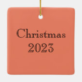 Neon Blume Keramikornament (Rückseite)