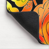 Neon Blume Mousepad (Ecke)